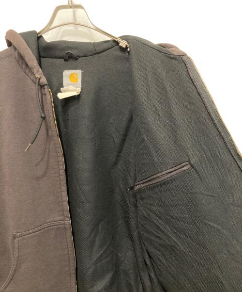 CarHartt（カーハート）CarHartt (カーハート) 裏地サーマルジップパーカー ブラック サイズ:Lの古着・服飾アイテム