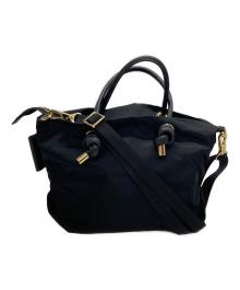 VIOLAd'ORO（ヴィオラドーロ）の古着「2WAYショルダーバッグ」｜ブラック