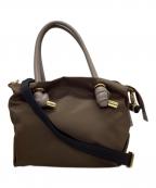 VIOLAd'OROヴィオラドーロ）の古着「2WAYナイロンショルダーバッグ」｜ブラウン