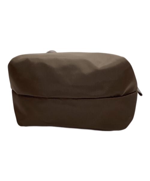 VIOLAd'ORO（ヴィオラドーロ）VIOLAd'ORO (ヴィオラドーロ) 2WAYナイロンショルダーバッグ ブラウンの古着・服飾アイテム