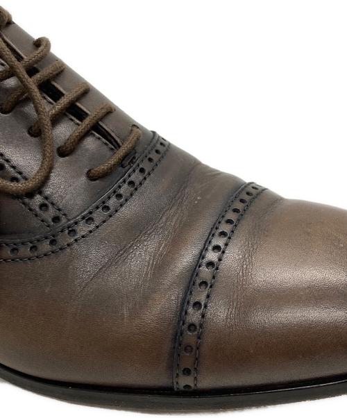 TOD'S（トッズ）TOD'S (トッズ) プレーントゥレースアップシューズ ブラウン サイズ:8の古着・服飾アイテム
