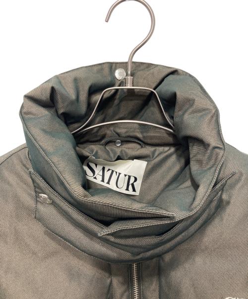 SATUR（セター）SATUR (セター) ダウンジャケット グリーン サイズ:Ⅿの古着・服飾アイテム