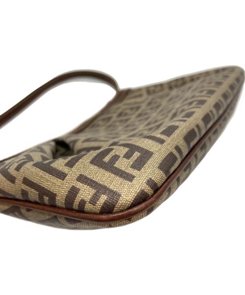 FENDI（フェンディ）FENDI (フェンディ) ズッキーノ チャーム ハンドバッグ ベージュ サイズ:なしの古着・服飾アイテム