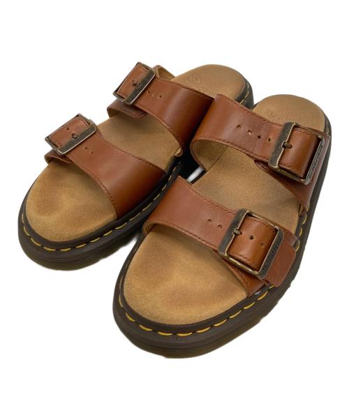 Dr.Martens（ドクターマーチン）Dr.Martens (ドクターマーチン) スライドサンダル ブラウン サイズ:24ｃｍの古着・服飾アイテム