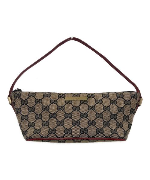 GUCCI（グッチ）GUCCI (グッチ) アクセサリーポーチ ベージュの古着・服飾アイテム