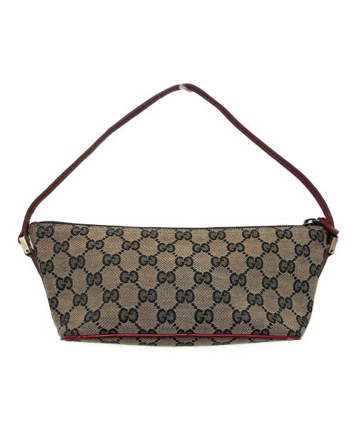 GUCCI（グッチ）GUCCI (グッチ) アクセサリーポーチ ベージュの古着・服飾アイテム