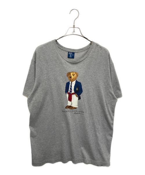 POLO RALPH LAUREN（ポロ・ラルフローレン）POLO RALPH LAUREN (ポロ・ラルフローレン) ポロベアTシャツ グレー サイズ:Ⅼの古着・服飾アイテム