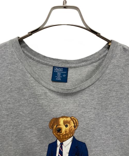 POLO RALPH LAUREN（ポロ・ラルフローレン）POLO RALPH LAUREN (ポロ・ラルフローレン) ポロベアTシャツ グレー サイズ:Ⅼの古着・服飾アイテム