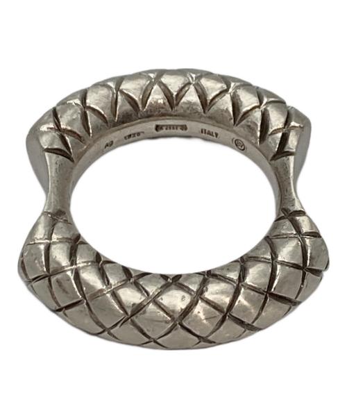 BOTTEGA VENETA（ボッテガベネタ）BOTTEGA VENETA (ボッテガベネタ) イントレチャートリング サイズ:21（19-20号相当）の古着・服飾アイテム