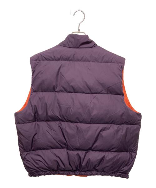 CHEMISE Lui's（シュミーズ ルイス）CHEMISE Lui's (シュミーズ ルイス) モーターサイクルリバーシブルダウンベスト パープル サイズ:FREEの古着・服飾アイテム