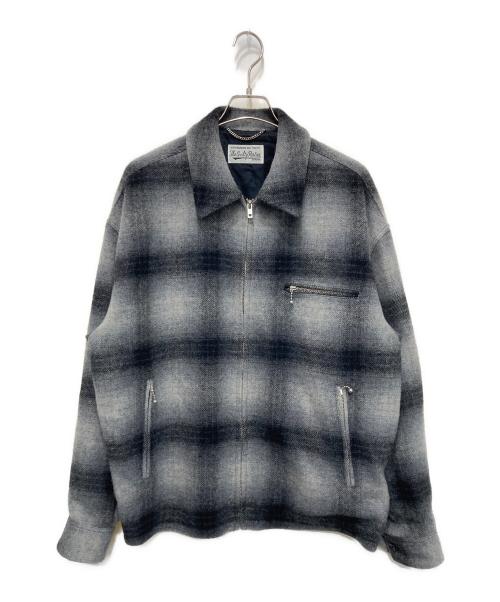 WACKO MARIA（ワコマリア）WACKO MARIA (ワコマリア) ウールチェック 50'S ジャケット TYPE-1 グレー サイズ:XLの古着・服飾アイテム