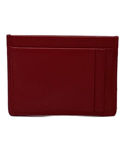 MIU MIU（ミュウミュウ）MIU MIU (ミュウミュウ) マテラッセレザーカードケース レッドの古着・服飾アイテム