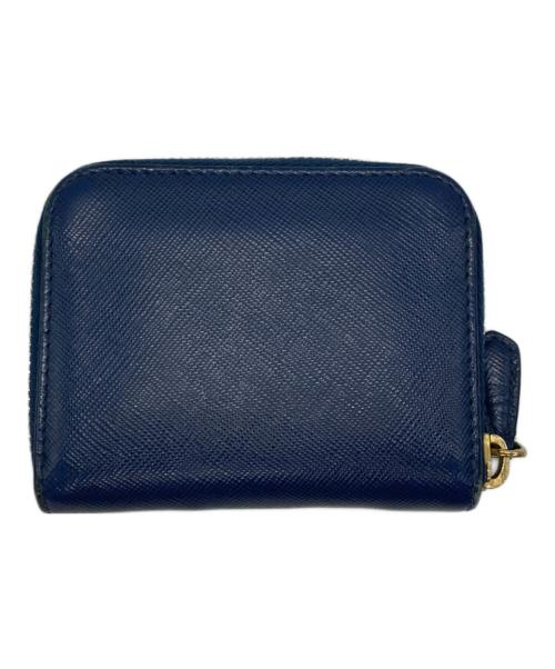 PRADA（プラダ）PRADA (プラダ) ラウンドコインケース ブルーの古着・服飾アイテム