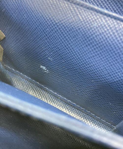 PRADA（プラダ）PRADA (プラダ) ラウンドコインケース ブルーの古着・服飾アイテム