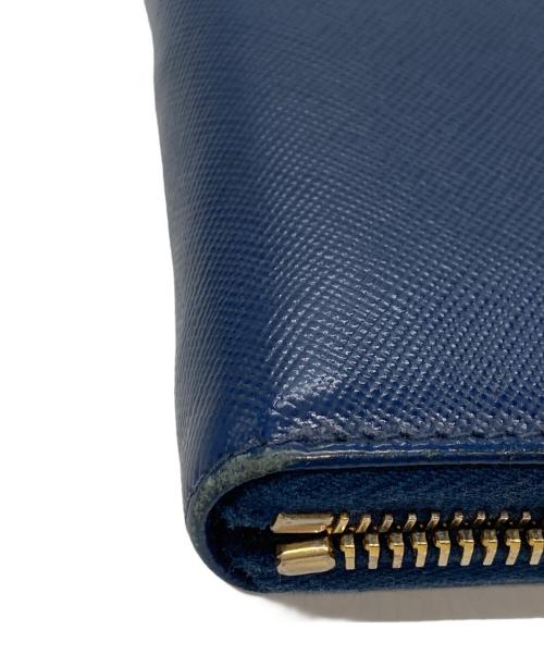 PRADA（プラダ）PRADA (プラダ) ラウンドコインケース ブルーの古着・服飾アイテム