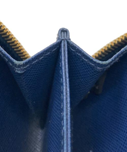 PRADA（プラダ）PRADA (プラダ) ラウンドコインケース ブルーの古着・服飾アイテム