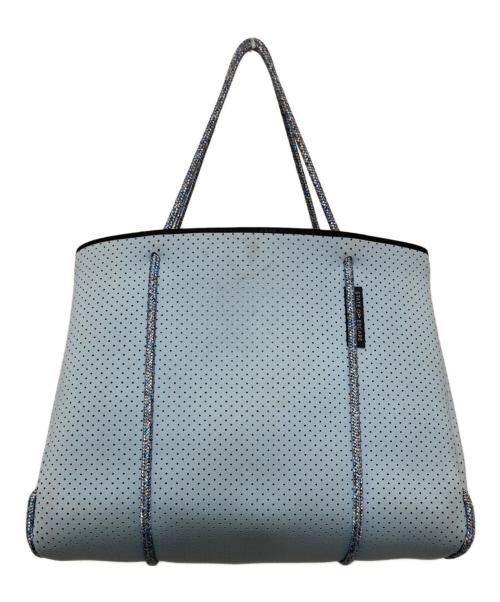 STATE OF ESCAPE（ステイトオブエスケープ）STATE OF ESCAPE (ステイトオブエスケープ) パンチングトートバッグ ブルーの古着・服飾アイテム