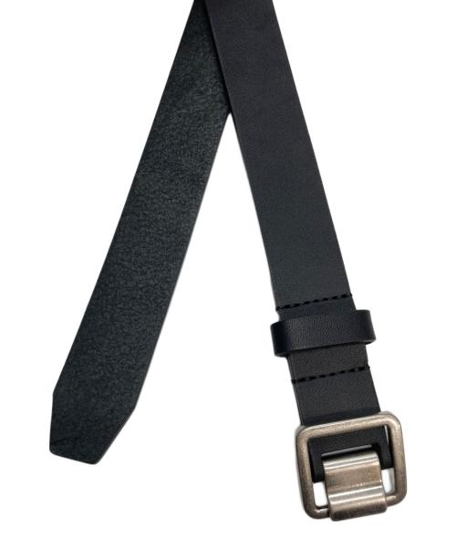 YOKE（ヨーク）YOKE (ヨーク) ナローレザーベルト ブラックの古着・服飾アイテム