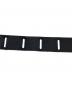 中古・古着 YOKE (ヨーク) ナローレザーベルト ブラック：7000円
