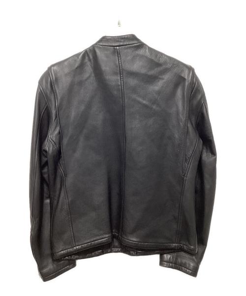 PAUL SMITH（ポールスミス）Paul Smith (ポールスミス) シングルライダースジャケット ブラック サイズ:Ｍの古着・服飾アイテム