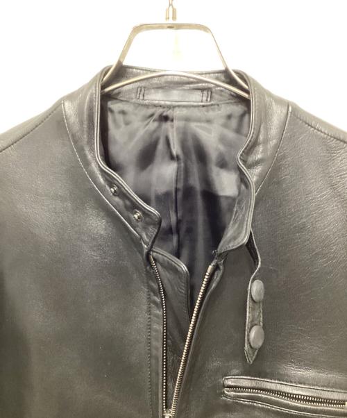 PAUL SMITH（ポールスミス）Paul Smith (ポールスミス) シングルライダースジャケット ブラック サイズ:Ｍの古着・服飾アイテム