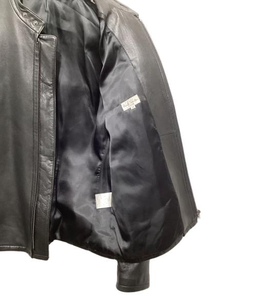 PAUL SMITH（ポールスミス）Paul Smith (ポールスミス) シングルライダースジャケット ブラック サイズ:Ｍの古着・服飾アイテム