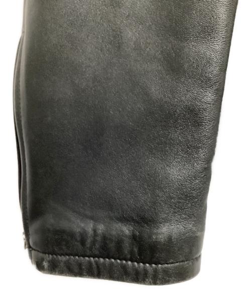 PAUL SMITH（ポールスミス）Paul Smith (ポールスミス) シングルライダースジャケット ブラック サイズ:Ｍの古着・服飾アイテム