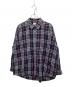 Burberry's（バーバリー）の古着「シャドーホース刺繍ノヴァチェックシャツ」｜ネイビー