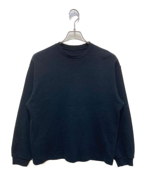 MOON TREE PLANET（ムーンツリープラネット）MOON TREE PLANET (ムーンツリープラネット) リブカットソー ブラック サイズ:Ｍの古着・服飾アイテム