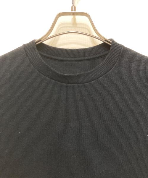 MOON TREE PLANET（ムーンツリープラネット）MOON TREE PLANET (ムーンツリープラネット) リブカットソー ブラック サイズ:Ｍの古着・服飾アイテム