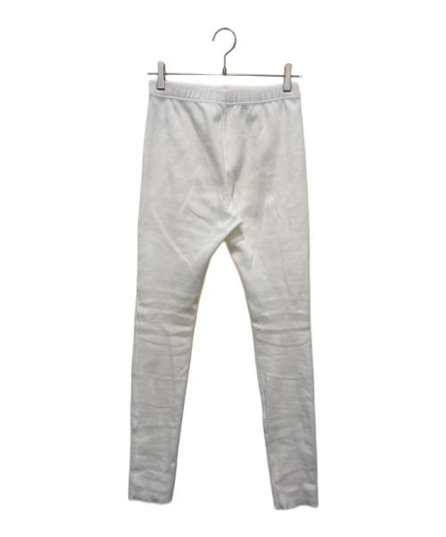 MOON TREE PLANET（ムーンツリープラネット）MOON TREE PLANET (ムーンツリープラネット) リブレギンスパンツ ホワイト サイズ:Ｍの古着・服飾アイテム