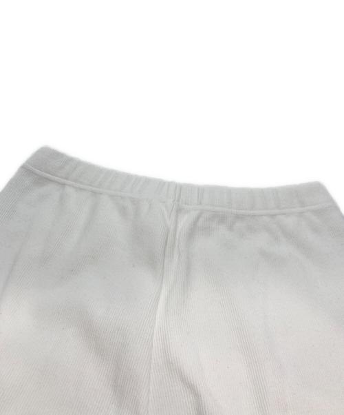 MOON TREE PLANET（ムーンツリープラネット）MOON TREE PLANET (ムーンツリープラネット) リブレギンスパンツ ホワイト サイズ:Ｍの古着・服飾アイテム