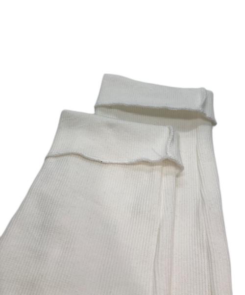 MOON TREE PLANET（ムーンツリープラネット）MOON TREE PLANET (ムーンツリープラネット) リブレギンスパンツ ホワイト サイズ:Ｍの古着・服飾アイテム