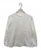 MOON TREE PLANETムーンツリープラネット）の古着「リブカットソー」｜ホワイト