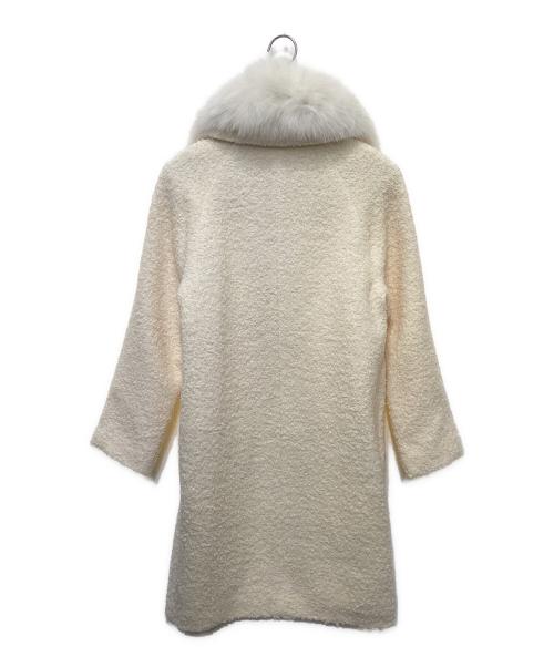 Diagram（ダイアグラム）Diagram (ダイアグラム) ウールループコート アイボリー サイズ:36の古着・服飾アイテム
