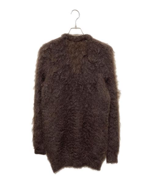 MOON TREE PLANET（ムーンツリープラネット）MOON TREE PLANET (ムーンツリープラネット) モヘアカーディガン ブラウン サイズ:Ｍの古着・服飾アイテム