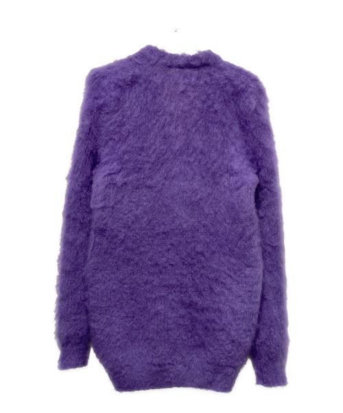 MOON TREE PLANET（ムーンツリープラネット）MOON TREE PLANET (ムーンツリープラネット) モヘアカーディガン パープル サイズ:Ｍの古着・服飾アイテム