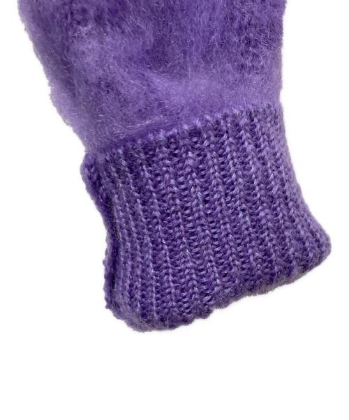 MOON TREE PLANET（ムーンツリープラネット）MOON TREE PLANET (ムーンツリープラネット) モヘアカーディガン パープル サイズ:Ｍの古着・服飾アイテム