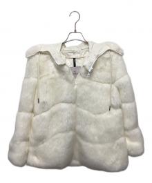 MONCLER（モンクレール）の古着「エピローブ Fファーダウンジャケット」｜ホワイト