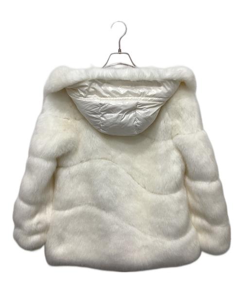 MONCLER（モンクレール）MONCLER (モンクレール) エピローブ Fファーダウンジャケット ホワイト サイズ:00の古着・服飾アイテム
