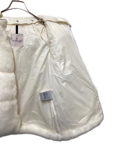 MONCLER（モンクレール）MONCLER (モンクレール) エピローブ Fファーダウンジャケット ホワイト サイズ:00の古着・服飾アイテム