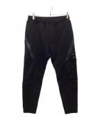C.P COMPANYシーピーカンパニー）の古着「サイドジップゴーグルスウェットパンツ」｜ブラック