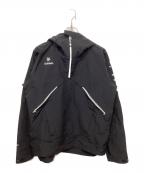 GOLDWINゴールドウイン）の古着「ハーフジップマウンテンパーカー」｜ブラック