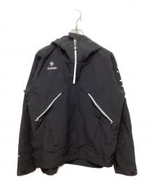 GOLDWIN（ゴールドウイン）の古着「ハーフジップマウンテンパーカー」｜ブラック