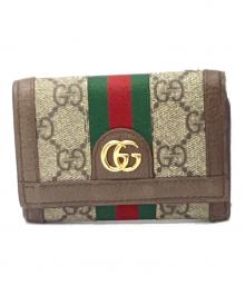 GUCCI（グッチ）の古着「3つ折り財布」｜ブラウン
