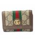 GUCCI（グッチ）の古着「3つ折り財布」｜ブラウン