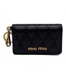 MIU MIU（ミュウミュウ）の古着「カードケース」｜ブラック