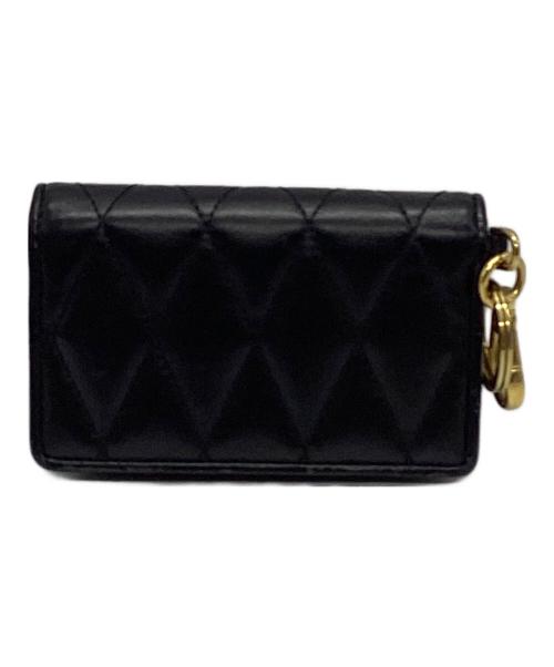 MIU MIU（ミュウミュウ）MIU MIU (ミュウミュウ) カードケース ブラックの古着・服飾アイテム