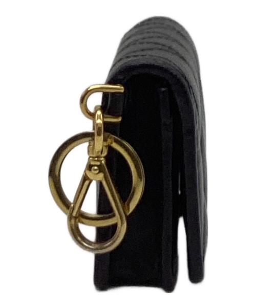 MIU MIU（ミュウミュウ）MIU MIU (ミュウミュウ) カードケース ブラックの古着・服飾アイテム