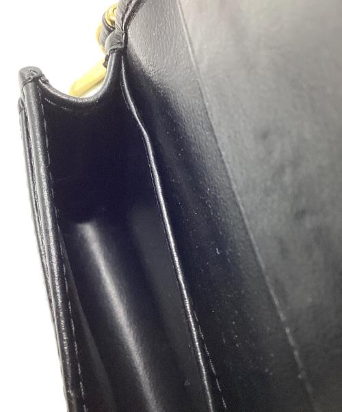 MIU MIU（ミュウミュウ）MIU MIU (ミュウミュウ) カードケース ブラックの古着・服飾アイテム